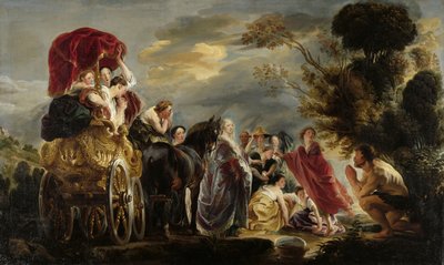 The Meeting of Odysseus and Nausicaa by Jacob Jordaens